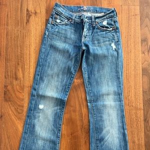 7 For All Mankind Bootcut Jeans, Size 25